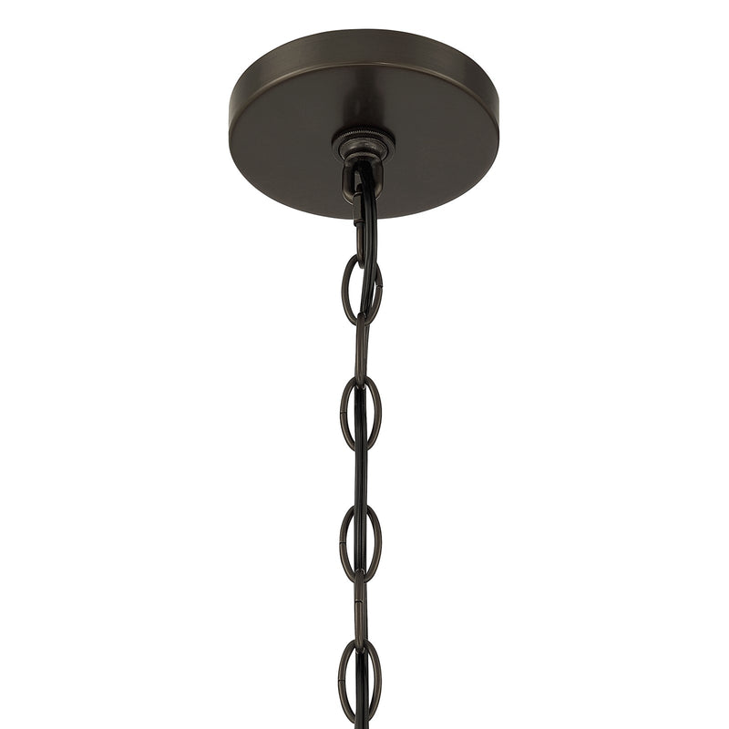 Savoy House Woodlawn 28in 5-Light Chandelier | Transitional Mediterranean Bronze Metal | Dining Room & Entryway | 28 x 28 x 29.88 in | Model 1-5999-5-15