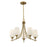 Savoy House Essentials Octave Lt Chandelier, Warm Brass