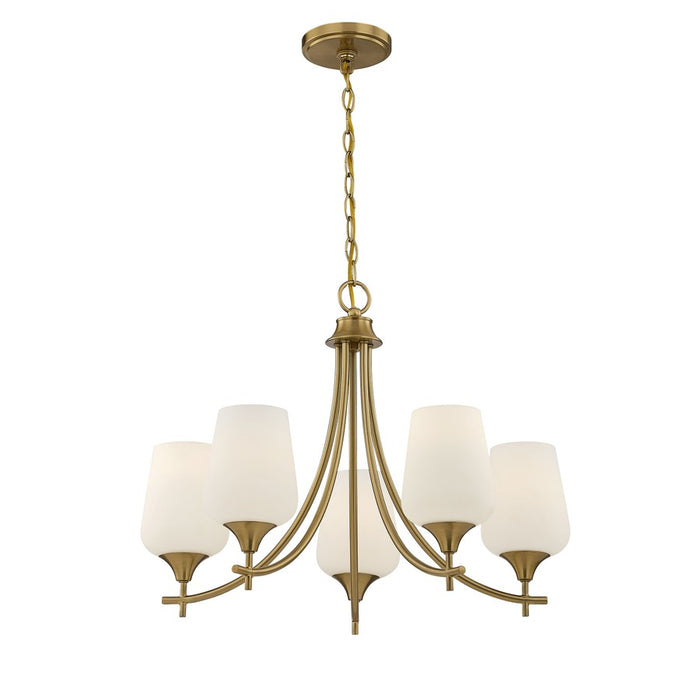 Savoy House Essentials Octave Lt Chandelier, Warm Brass