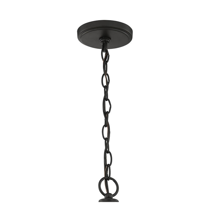 Savoy House Essentials Octave Lt Chandelier, White, Matte Black