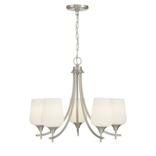 Savoy House Essentials Octave Lt Chandelier, Satin, Satin Nickel - 1-6032-5-SN