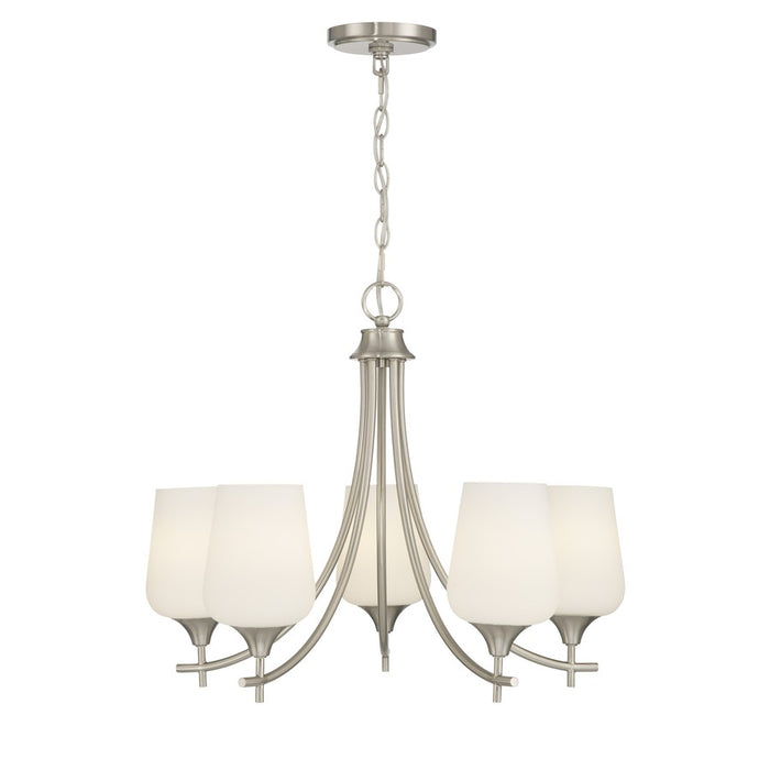 Savoy House Essentials Octave Lt Chandelier, Satin, Satin Nickel - 1-6032-5-SN
