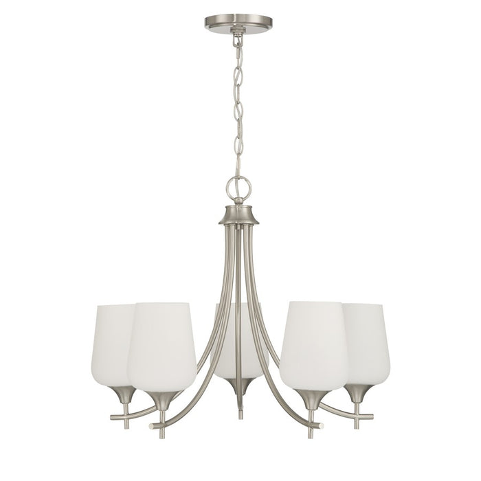 Savoy House Essentials Octave Lt Chandelier, Satin, Satin Nickel