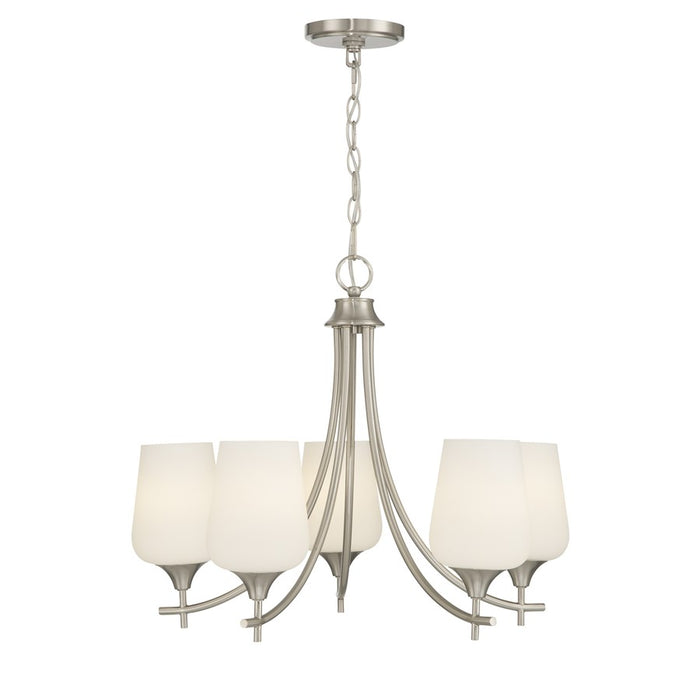 Savoy House Essentials Octave Lt Chandelier, Satin, Satin Nickel