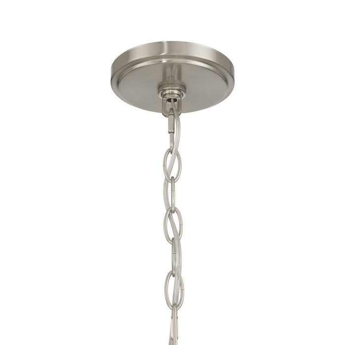 Savoy House Essentials Octave Lt Chandelier, Satin, Satin Nickel