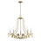Savoy House Lombard 5 Light Chandelier, Noble Brass - 1-6096-5-127