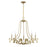 Savoy House Lombard 5 Light Chandelier, Noble Brass