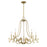 Savoy House Lombard 5 Light Chandelier, Noble Brass