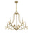Savoy House Lombard 5 Light Chandelier, Noble Brass