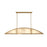 Savoy House Legacy 4-Light Linear Chandelier, Warm Brass