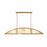 Savoy House Legacy 4-Light Linear Chandelier, Warm Brass - 1-6219-4-322