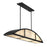 Savoy House Legacy 4-Light Linear Chandelier, Matte Black
