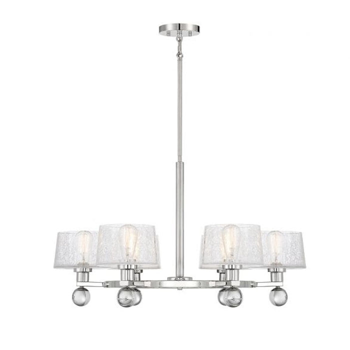 Savoy House Hanover 6-Light Chandelier, Polished Nickel - 1-6302-6-109