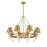 Savoy House Hearne 8 Lt Chandelier, Warm Brass, Warm Brass - 1-6306-8-322
