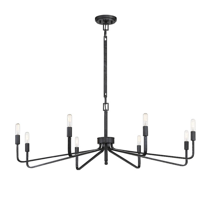 Savoy House Salem 8-Light Chandelier, Forged Iron