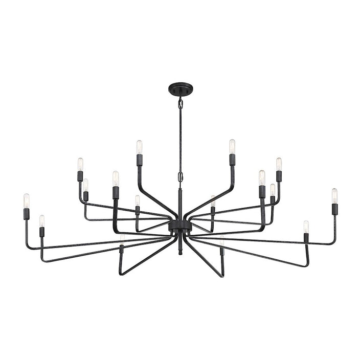 Savoy House Salem Chandelier, Forged Iron