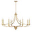 Savoy House Preserve 8-Light Chandelier, Warm Brass - 1-6415-8-322