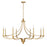 Savoy House Preserve 8-Light Chandelier, Warm Brass