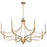 Savoy House Preserve 8-Light Chandelier, Warm Brass