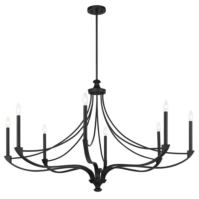 Savoy House Preserve 8-Light Chandelier, Matte Black