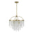 Savoy House Jeanette 4 Lt Chandelier, Noble Brass