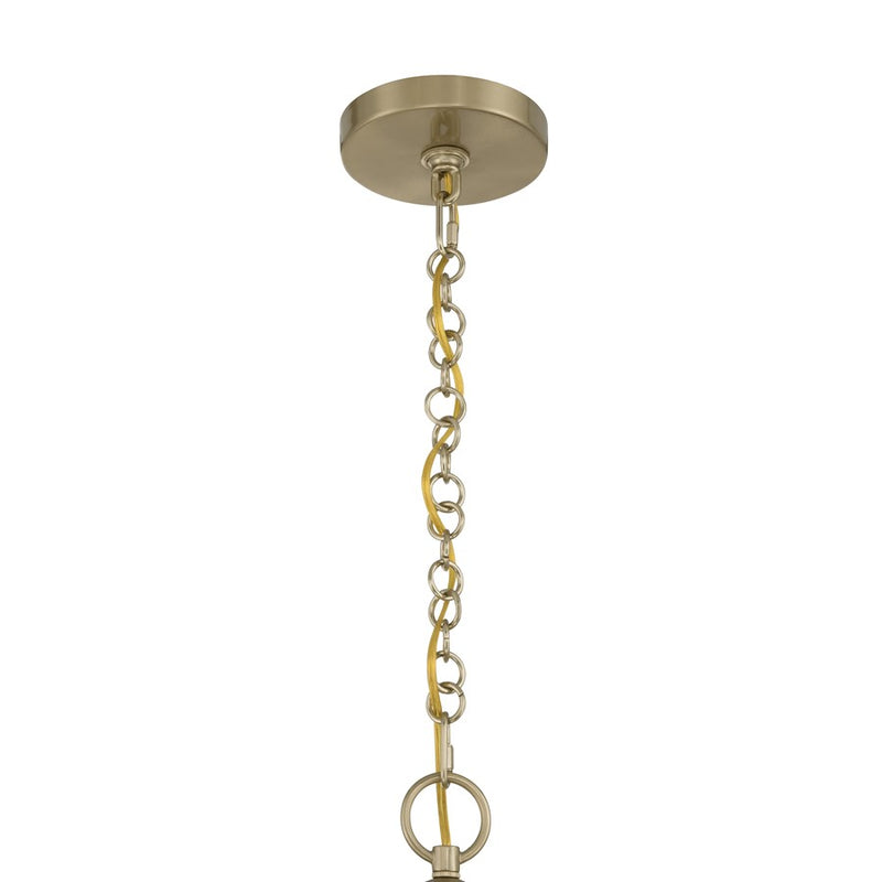 Savoy House Jeanette 4 Lt Chandelier, Noble Brass