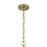 Savoy House Jeanette 4 Lt Chandelier, Noble Brass