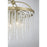 Savoy House Jeanette 4 Lt Chandelier, Noble Brass
