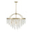 Savoy House Jeanette 8 Lt Chandelier, Noble Brass - 1-6451-8-127