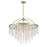 Savoy House Jeanette 8 Lt Chandelier, Noble Brass
