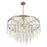 Savoy House Jeanette 8 Lt Chandelier, Noble Brass