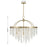 Savoy House Jeanette 8 Lt Chandelier, Noble Brass
