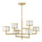 Savoy House Mariquita 6 Light Chandelier, Spun Gold