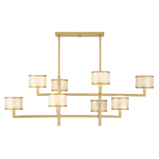 Savoy House Mariquita 8 Light Chandelier, Spun Gold
