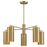 Savoy House Lio 5-Light Chandelier, Noble Brass - 1-6508-5-127