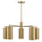 Savoy House Lio 5-Light Chandelier, Noble Brass