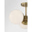 Savoy House Turin 3 Lt Chandelier, White Opal, Warm Brass