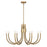 Savoy House Sorrento 8-Light Chandelier, Noble Brass - 1-6680-8-127