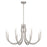 Essentials Sorrento 8 Light Chandelier, Satin Nickel