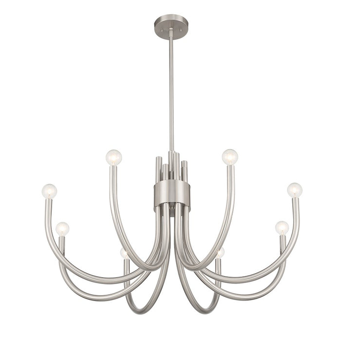 Savoy House Sorrento 8-Light Chandelier, Satin Nickel