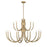 Savoy House Sorrento 15-Light Chandelier, Noble Brass - 1-6682-15-127