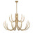 Savoy House Sorrento 15-Light Chandelier, Noble Brass