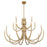 Savoy House Sorrento 15-Light Chandelier, Noble Brass