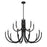 Essentials Sorrento 15 Light Chandelier, Matte Black