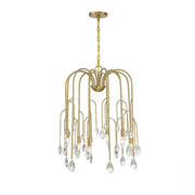 Savoy House Anholt 6-Light Chandelier, Noble Brass - 1-6686-6-127
