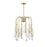 Savoy House Anholt 6-Light Chandelier, Noble Brass