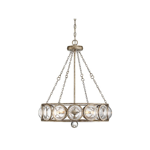 Savoy House Warwick 5-Light Chandelier, Brittannia Gold - 1-6700-5-114