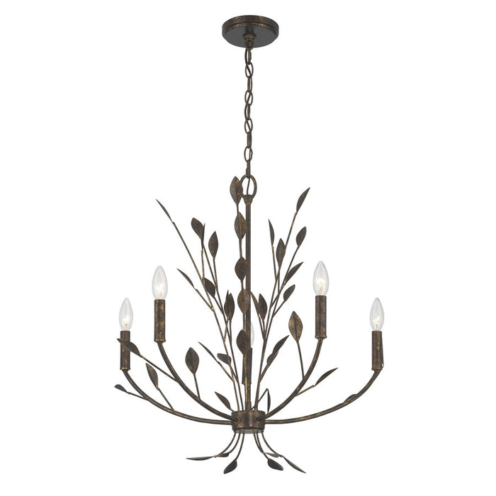 Savoy House Laska 5 Lt Chandelier, Enchanted Bronze