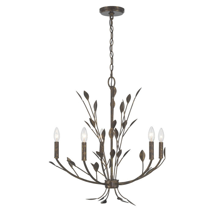 Savoy House Laska 5 Lt Chandelier, Enchanted Bronze