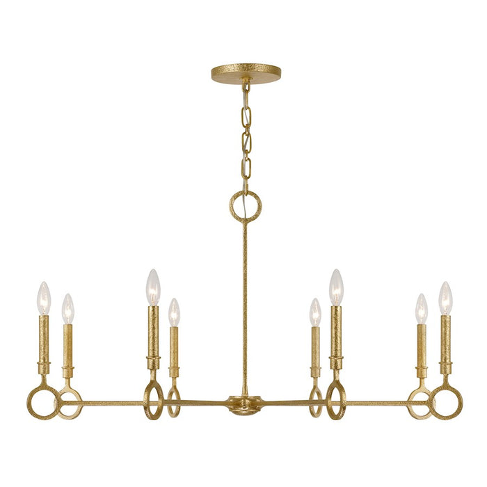 Savoy House Noah 8 Light Chandelier, Gold Armory - 1-6847-8-93